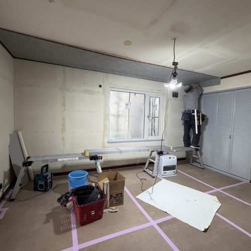 クロス張り替工事　函館市リノベーション